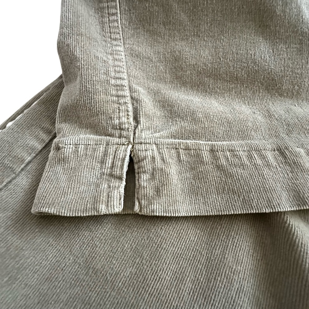 Horny Toad Tan Khaki Women’s Wide Leg Cropped Corduroy Pants Size 8 - Picture 11 of 15
